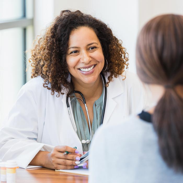 patient with doctor